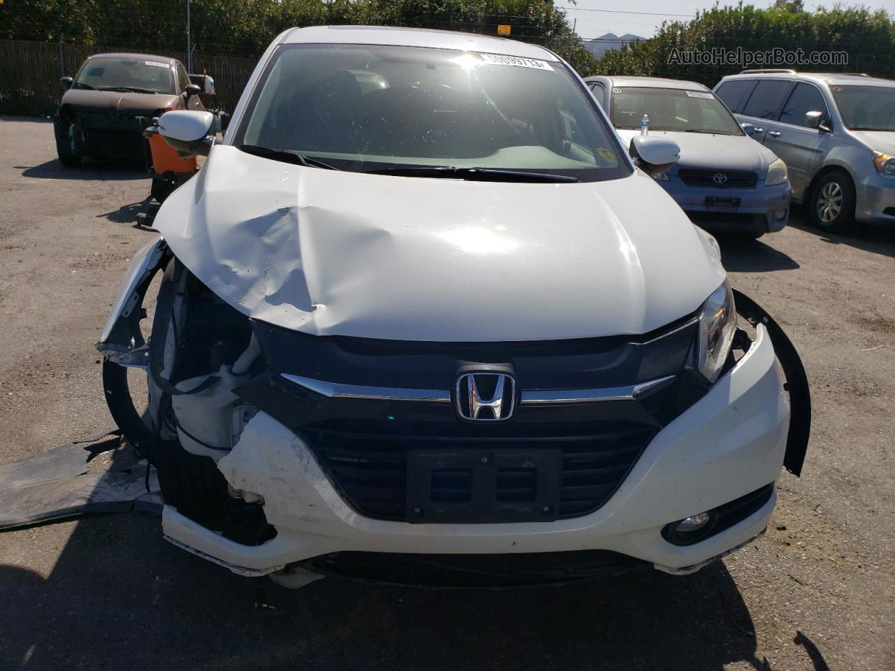 2017 Honda Hr-v Ex White vin: 3CZRU5H59HM710865