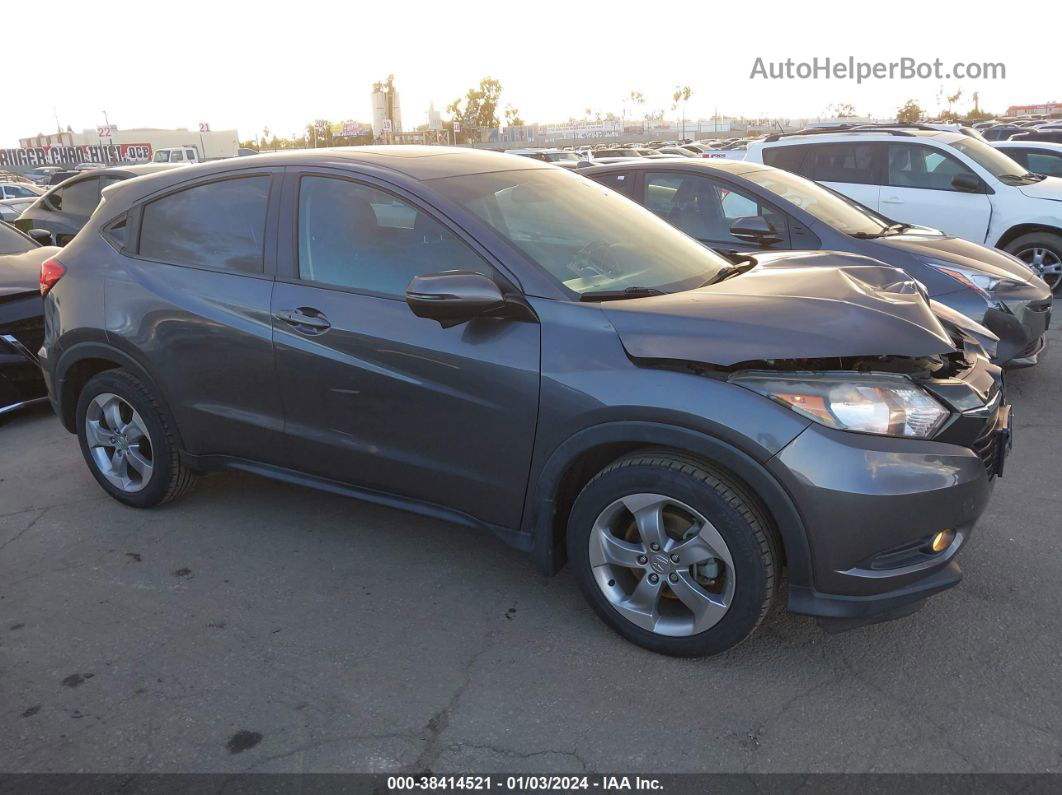 2017 Honda Hr-v Ex Gray vin: 3CZRU5H59HM721171