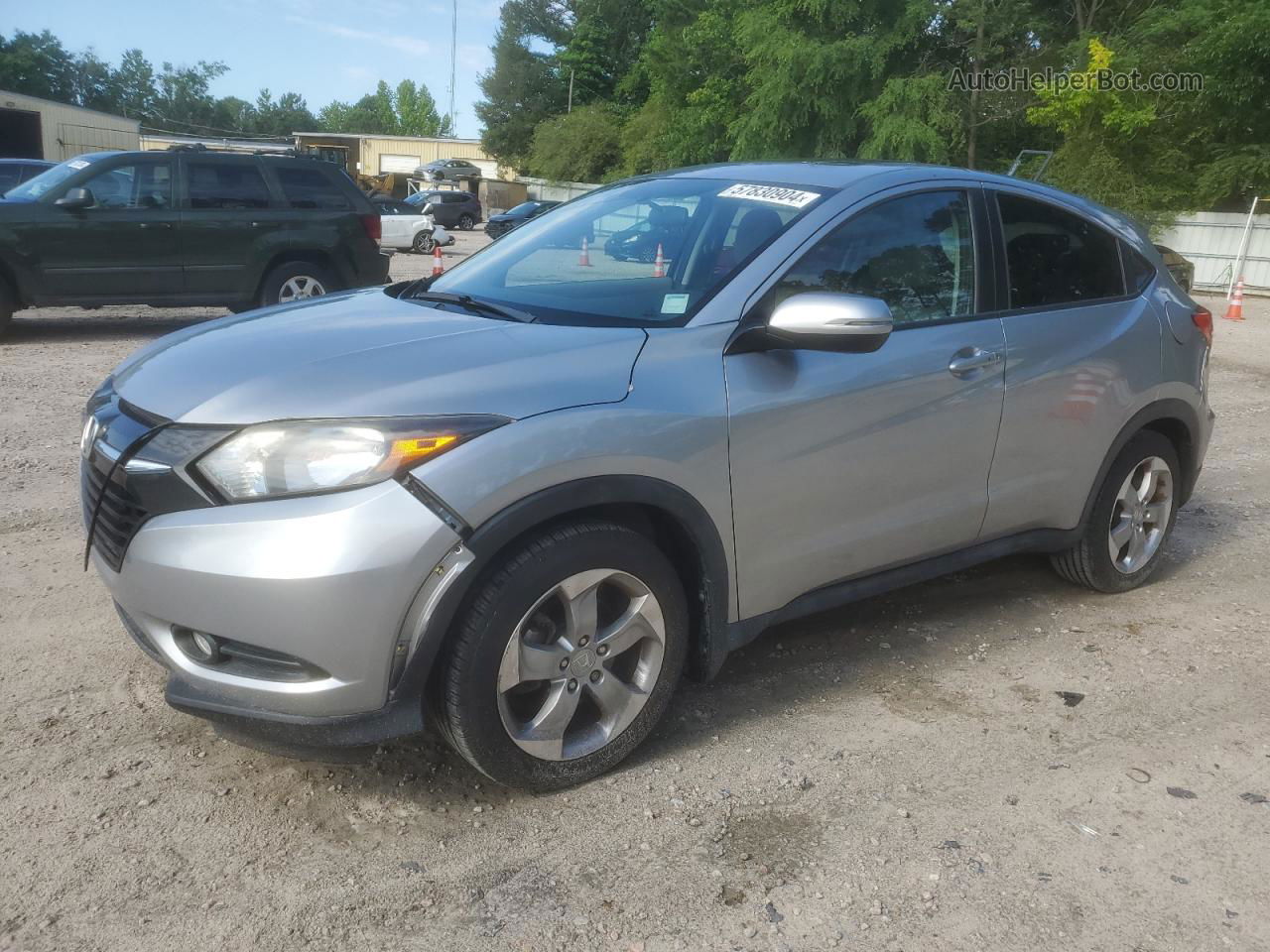 2017 Honda Hr-v Ex Silver vin: 3CZRU5H59HM724202