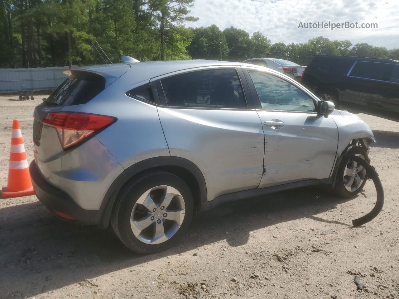 2017 Honda Hr-v Ex Silver vin: 3CZRU5H59HM724202