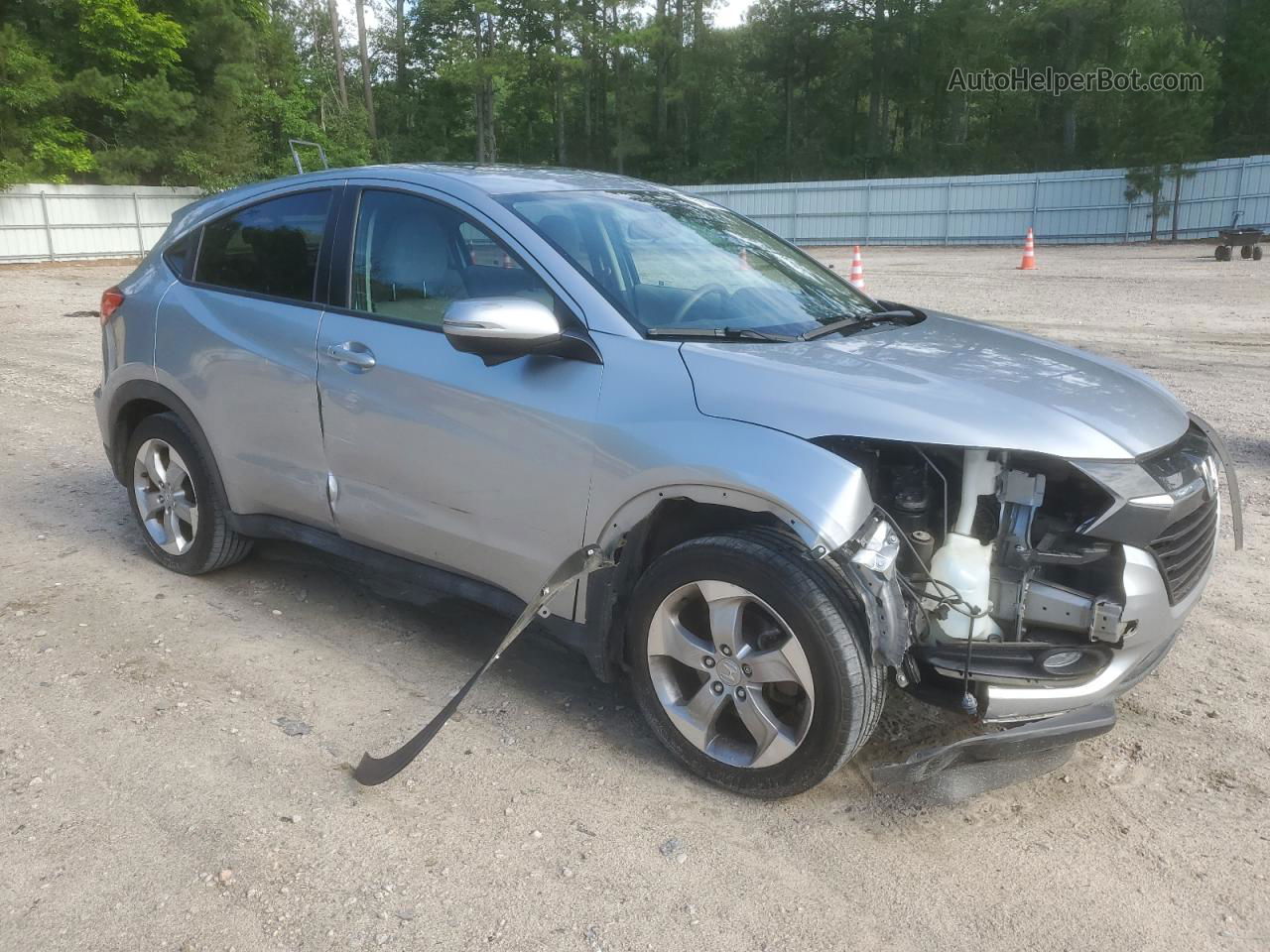 2017 Honda Hr-v Ex Silver vin: 3CZRU5H59HM724202