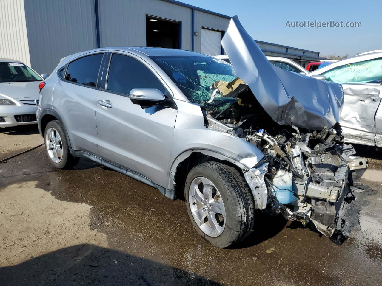 2017 Honda Hr-v Ex Silver vin: 3CZRU5H59HM726919