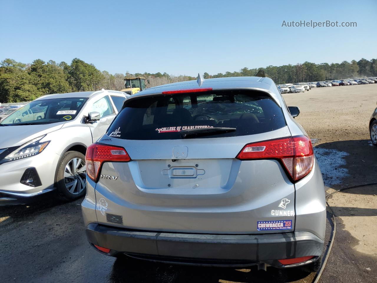 2017 Honda Hr-v Ex Silver vin: 3CZRU5H59HM726919