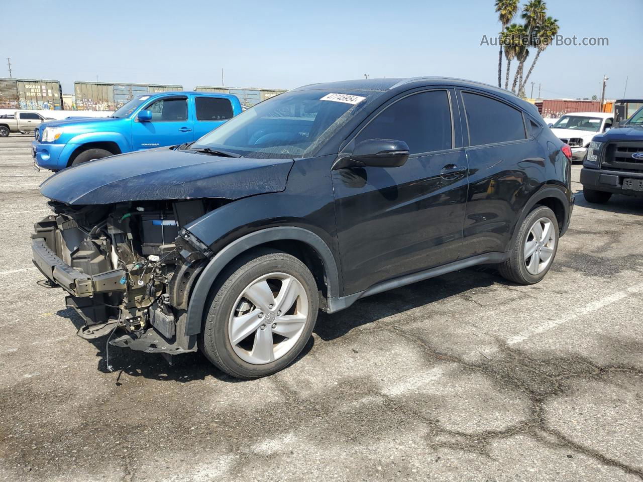 2019 Honda Hr-v Ex Black vin: 3CZRU5H59KM716544