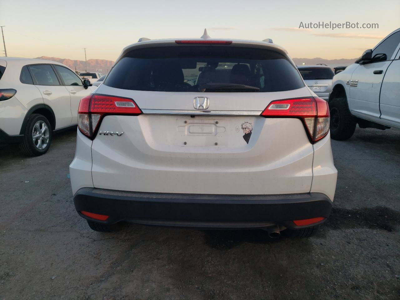 2021 Honda Hr-v Ex White vin: 3CZRU5H59MM712707