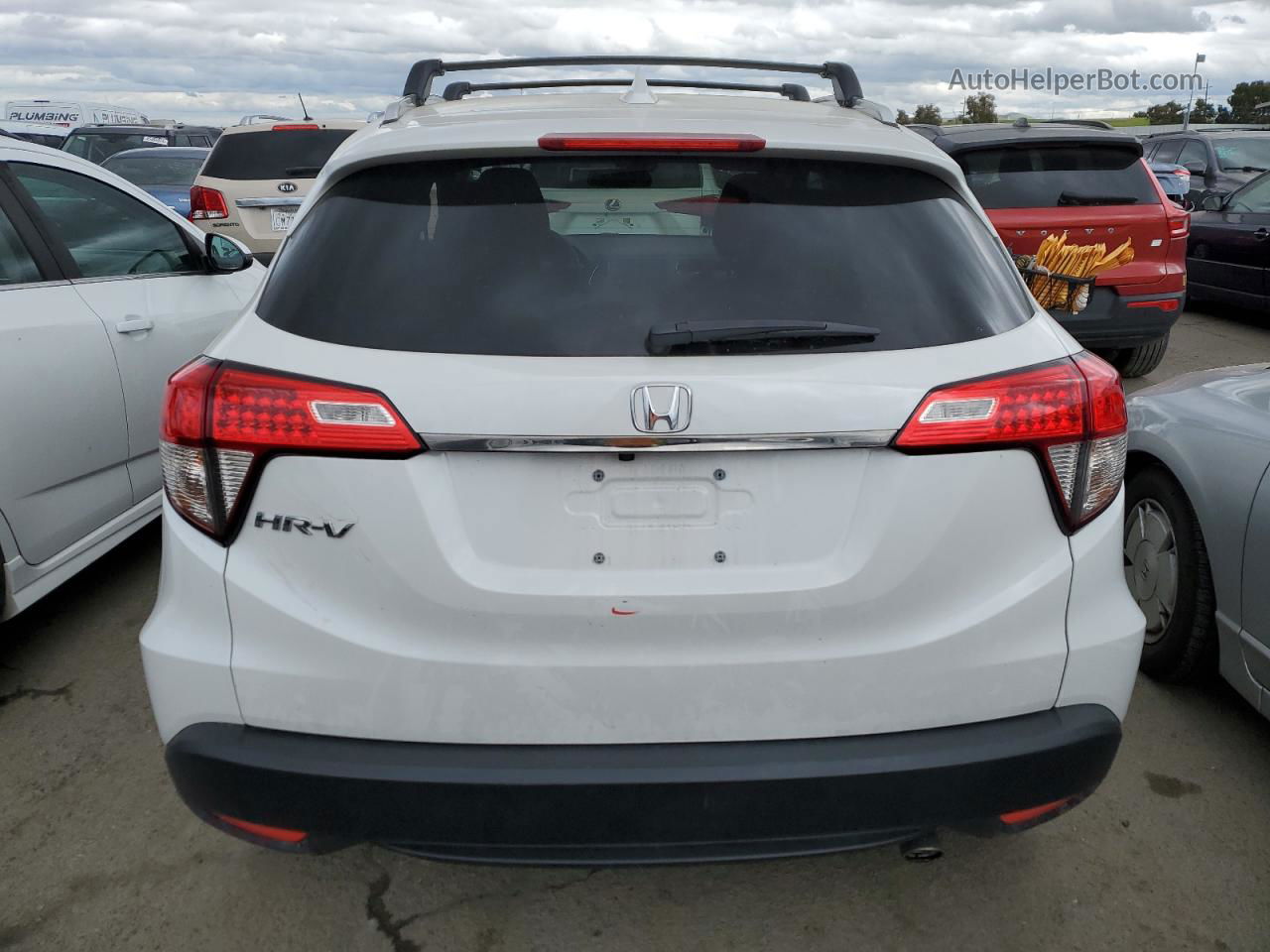 2021 Honda Hr-v Ex White vin: 3CZRU5H59MM723030