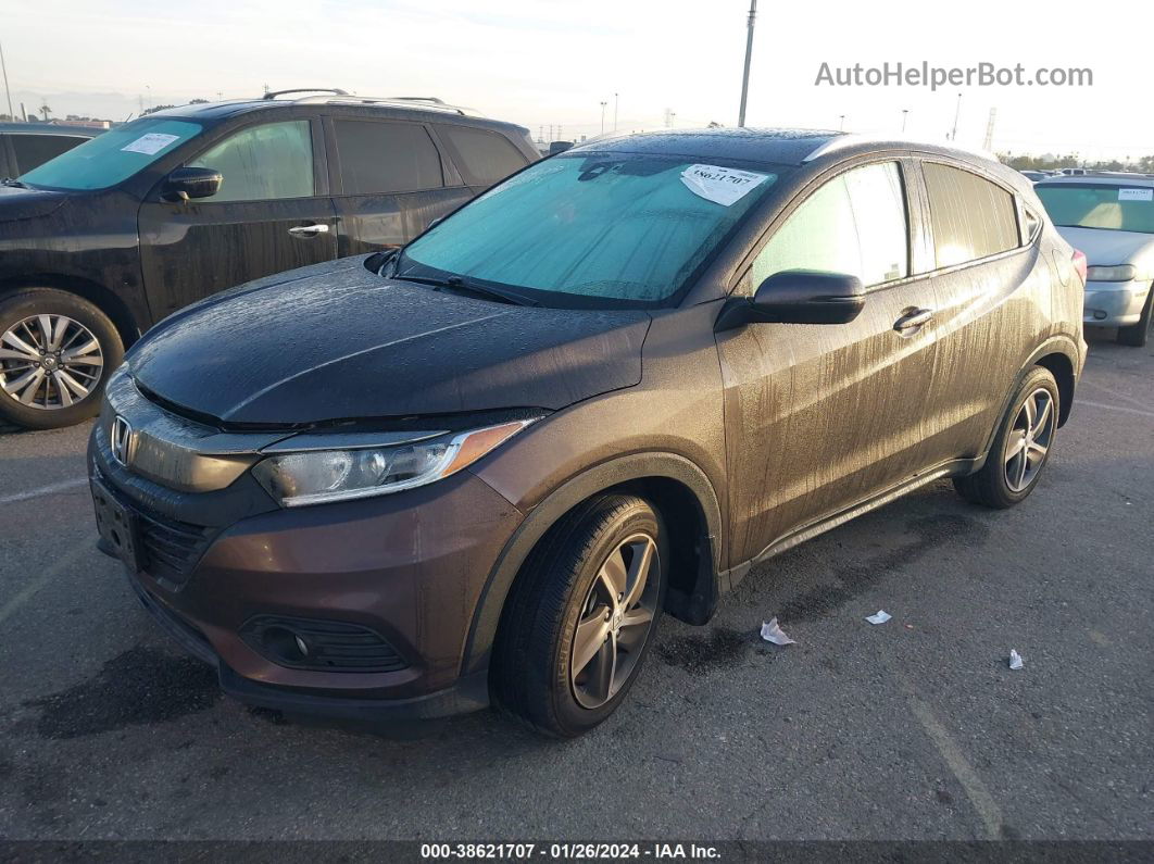 2021 Honda Hr-v 2wd Ex Maroon vin: 3CZRU5H59MM723691