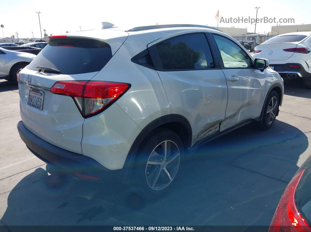 2021 Honda Hr-v Ex White vin: 3CZRU5H59MM724789