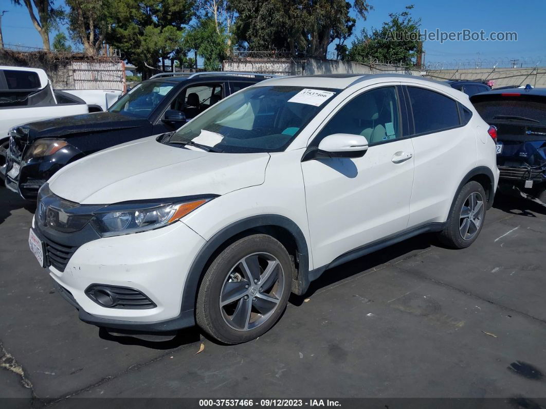 2021 Honda Hr-v Ex White vin: 3CZRU5H59MM724789