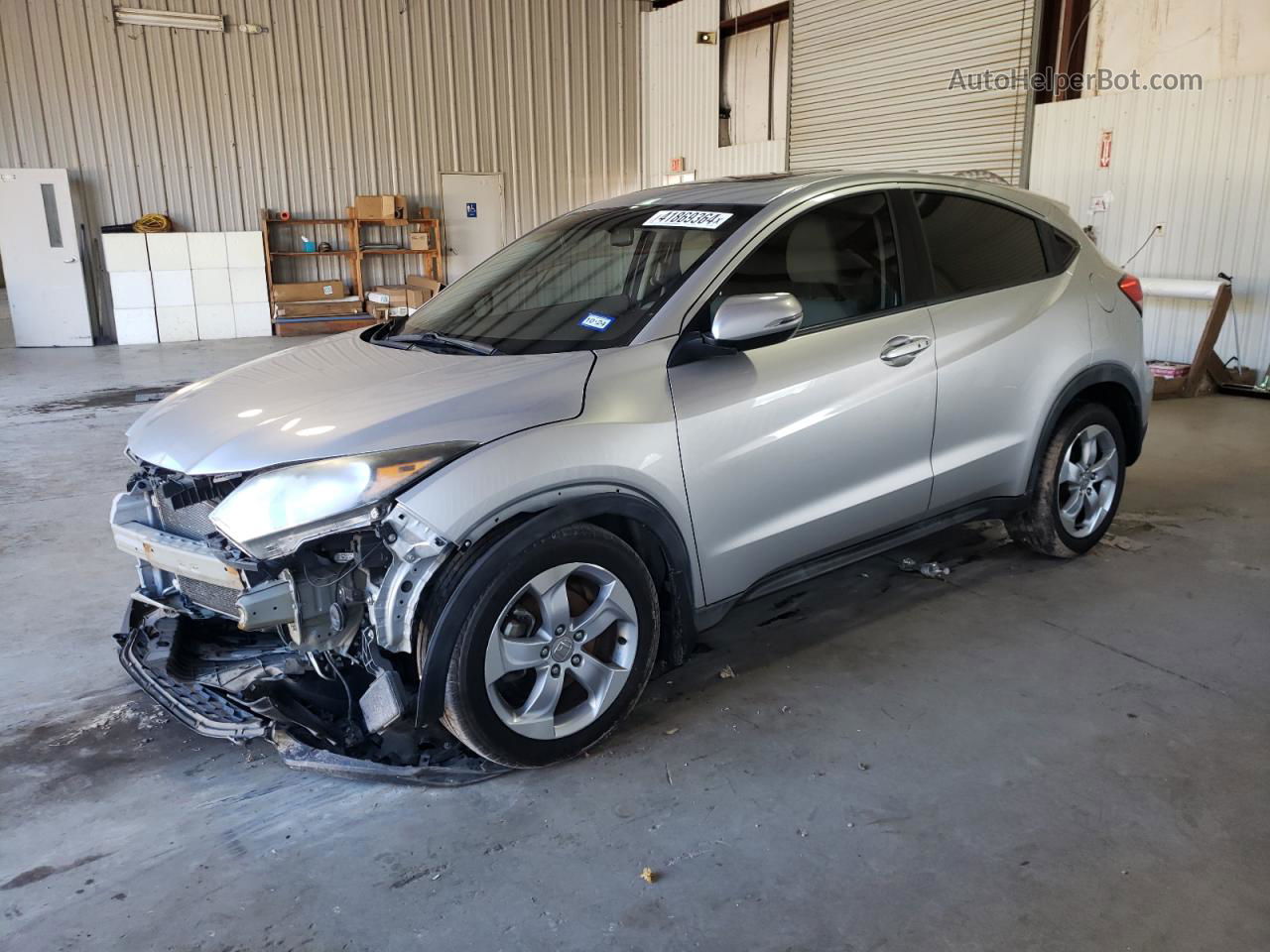 2016 Honda Hr-v Ex Silver vin: 3CZRU5H5XGM710081