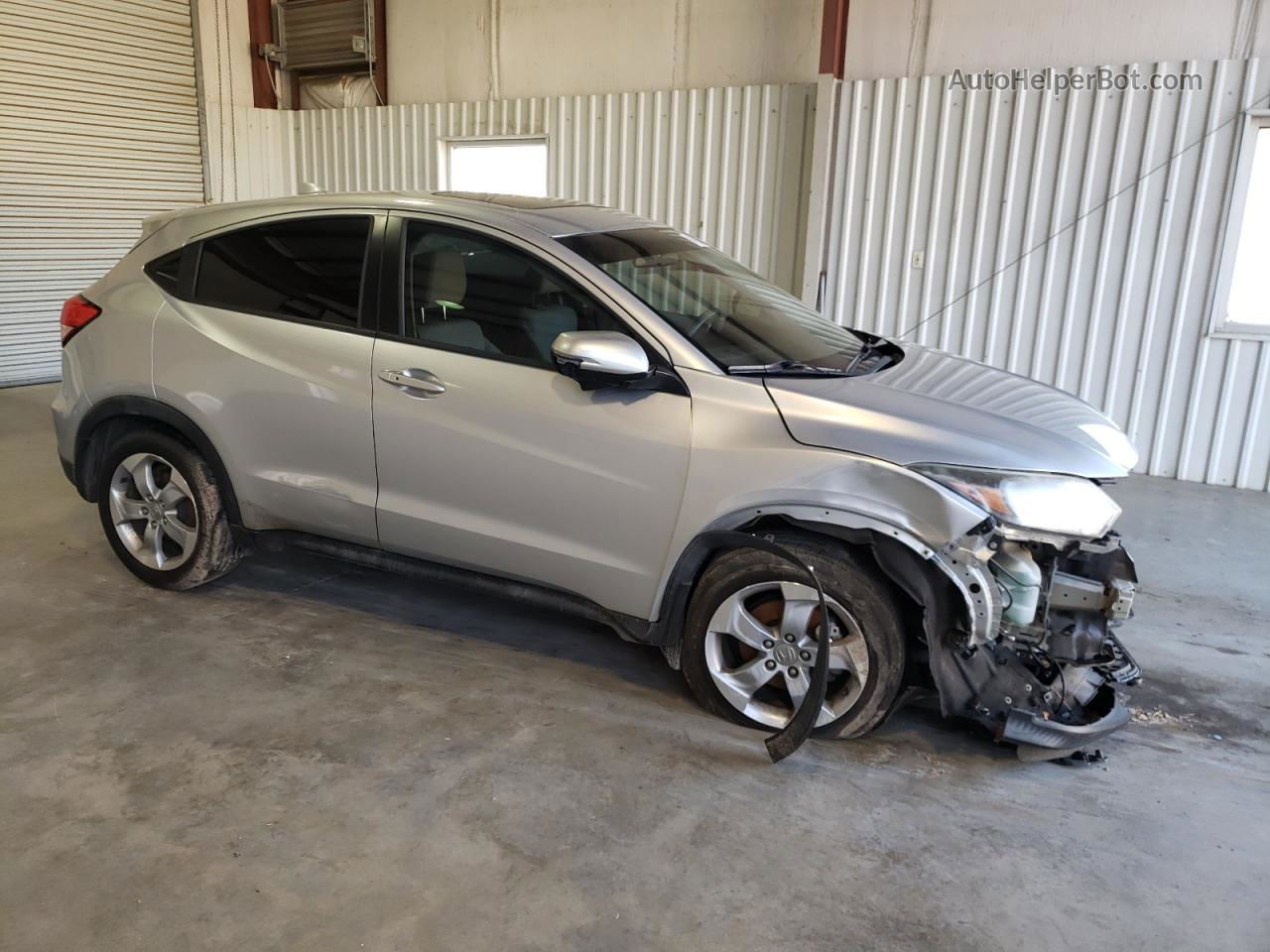 2016 Honda Hr-v Ex Silver vin: 3CZRU5H5XGM710081