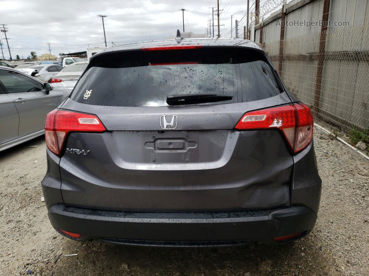 2016 Honda Hr-v Ex Gray vin: 3CZRU5H5XGM736051