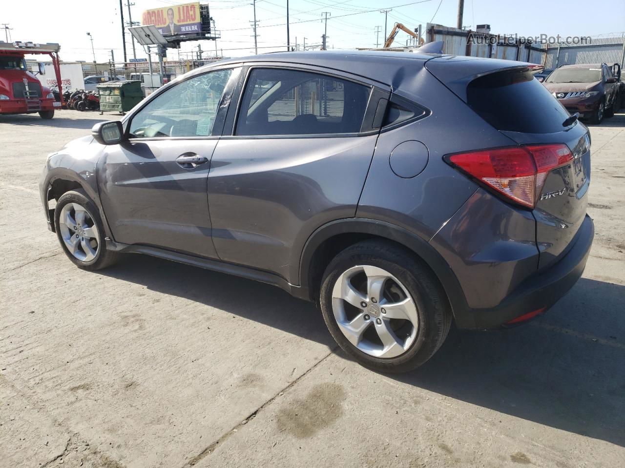 2016 Honda Hr-v Ex Gray vin: 3CZRU5H5XGM736051