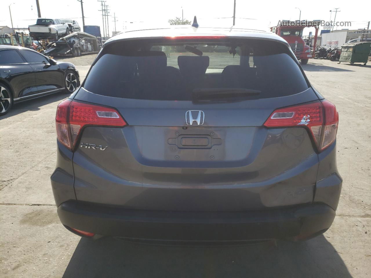 2016 Honda Hr-v Ex Gray vin: 3CZRU5H5XGM736051