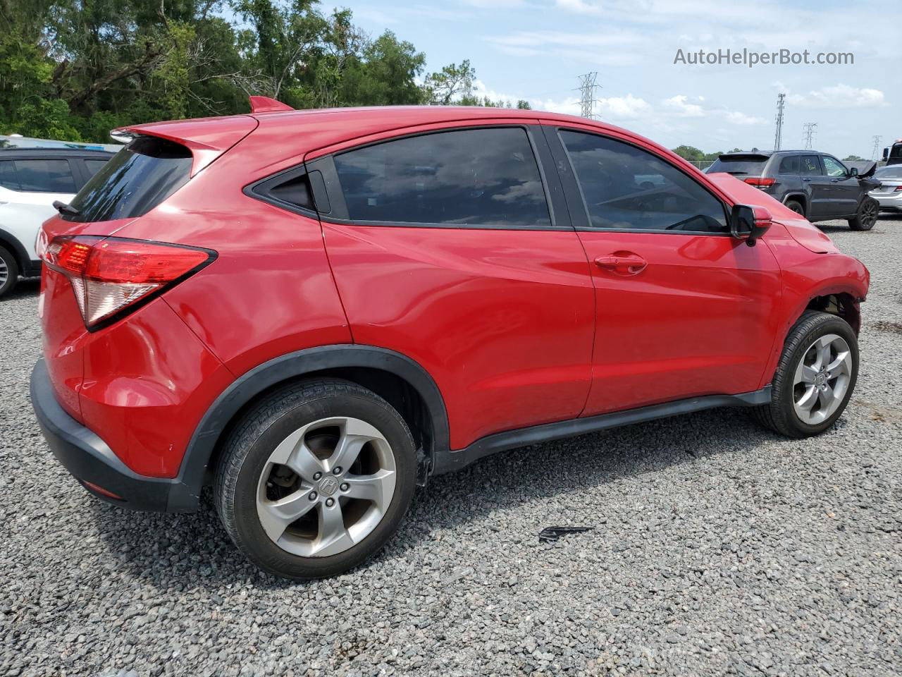 2017 Honda Hr-v Ex Red vin: 3CZRU5H5XHG709139