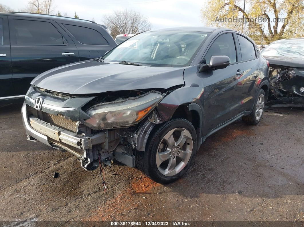 2017 Honda Hr-v Ex Gray vin: 3CZRU5H5XHM716626