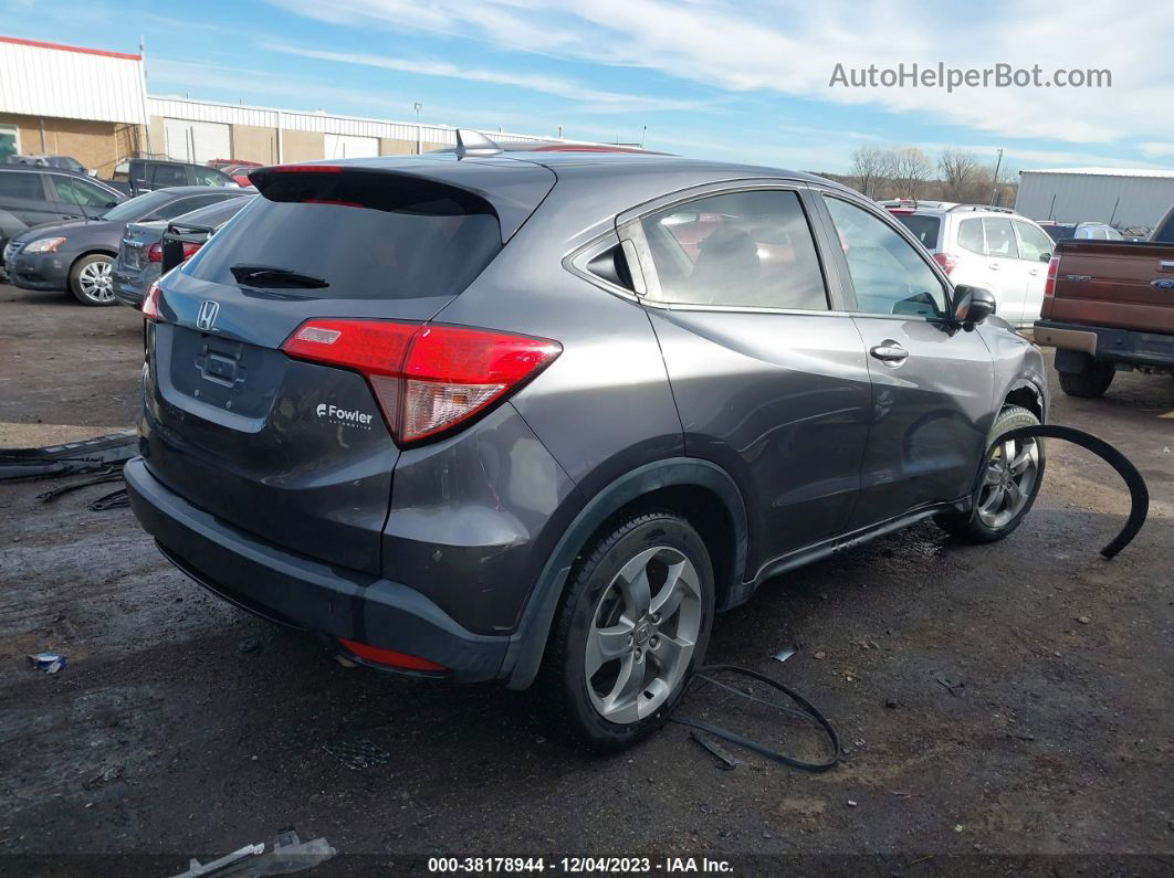 2017 Honda Hr-v Ex Gray vin: 3CZRU5H5XHM716626