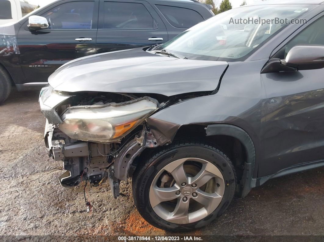 2017 Honda Hr-v Ex Gray vin: 3CZRU5H5XHM716626