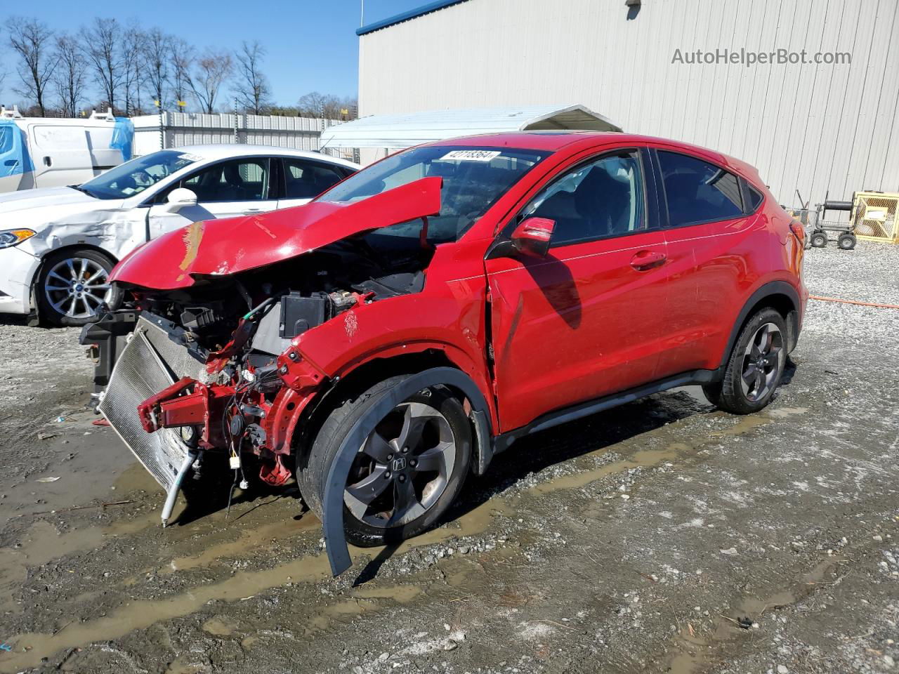 2018 Honda Hr-v Ex Красный vin: 3CZRU5H5XJG704321