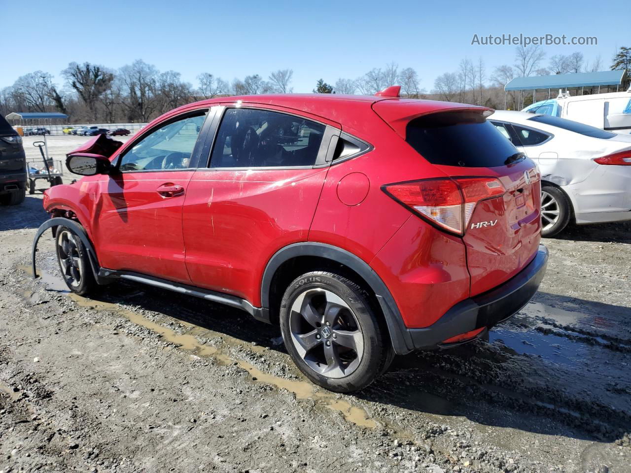 2018 Honda Hr-v Ex Red vin: 3CZRU5H5XJG704321