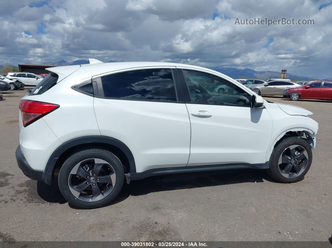 2018 Honda Hr-v Ex White vin: 3CZRU5H5XJM700321