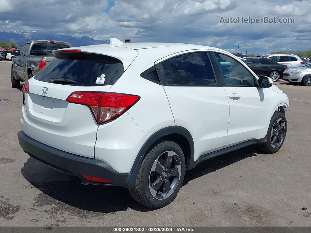 2018 Honda Hr-v Ex White vin: 3CZRU5H5XJM700321