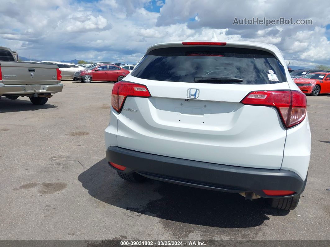 2018 Honda Hr-v Ex White vin: 3CZRU5H5XJM700321