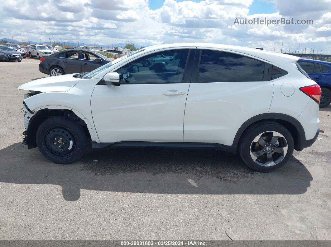 2018 Honda Hr-v Ex White vin: 3CZRU5H5XJM700321