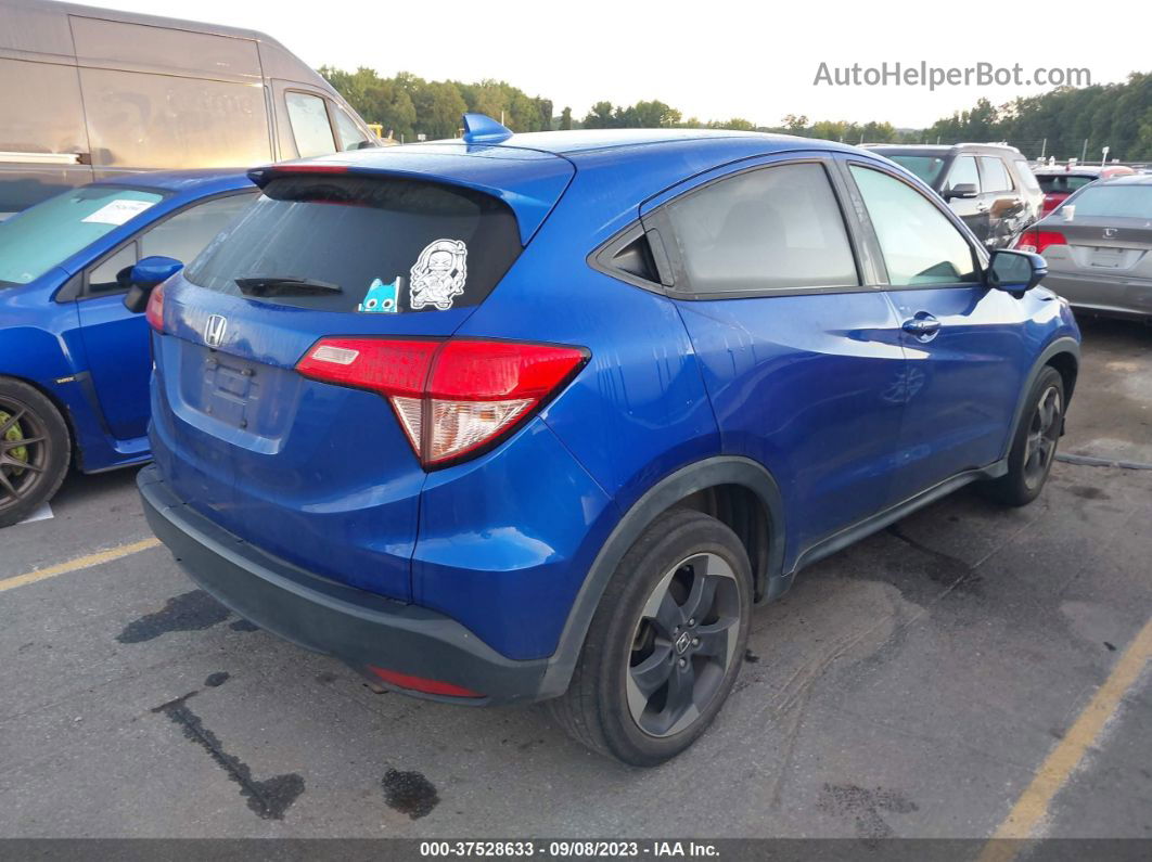 2018 Honda Hr-v Ex Blue vin: 3CZRU5H5XJM707138