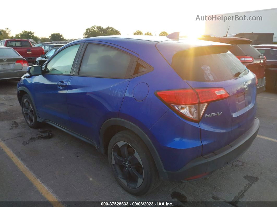 2018 Honda Hr-v Ex Blue vin: 3CZRU5H5XJM707138