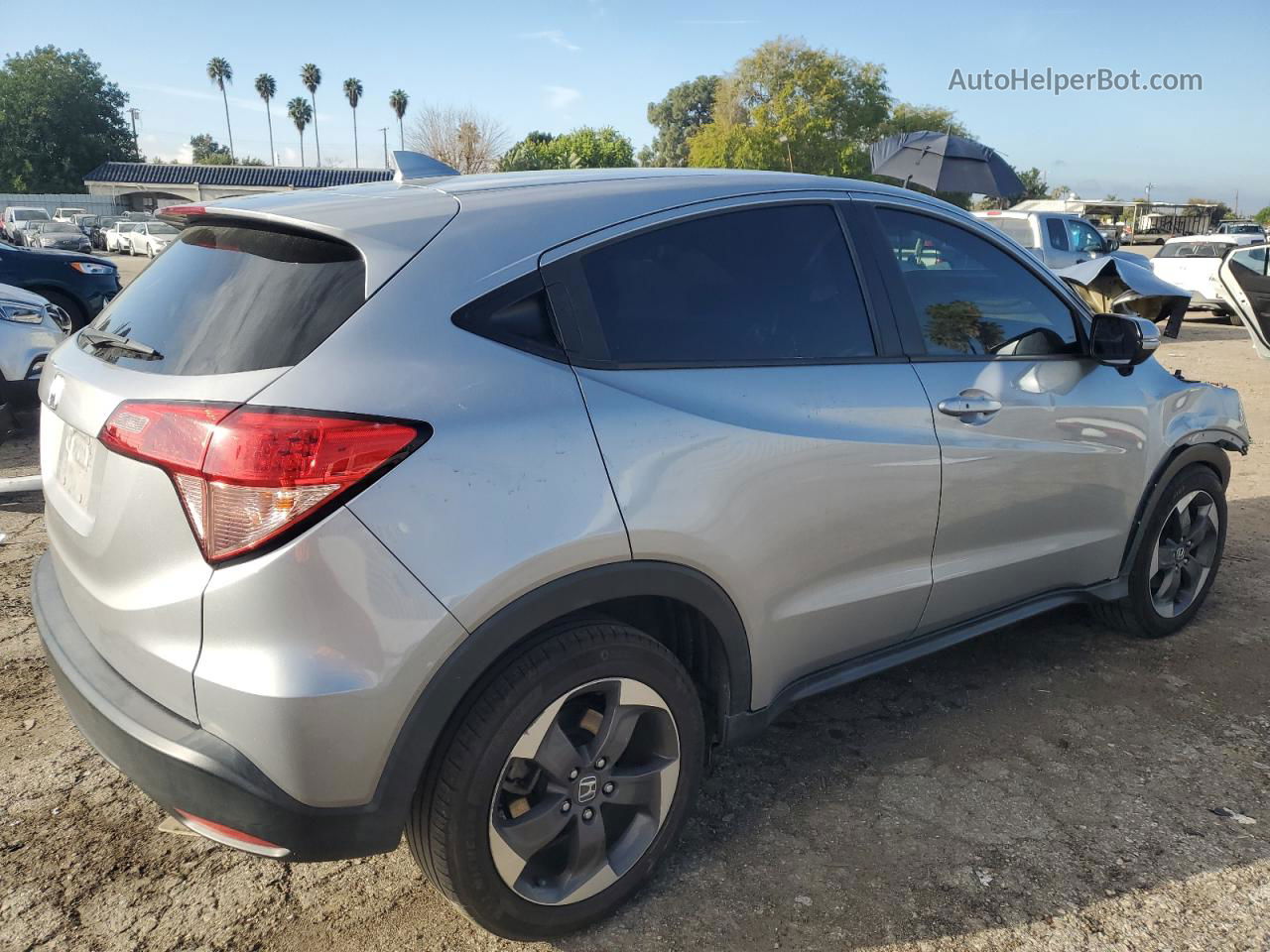 2018 Honda Hr-v Ex Silver vin: 3CZRU5H5XJM710072