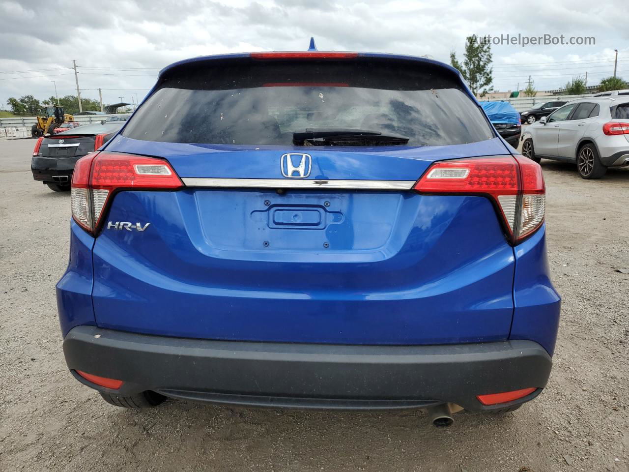 2019 Honda Hr-v Ex Blue vin: 3CZRU5H5XKM703320