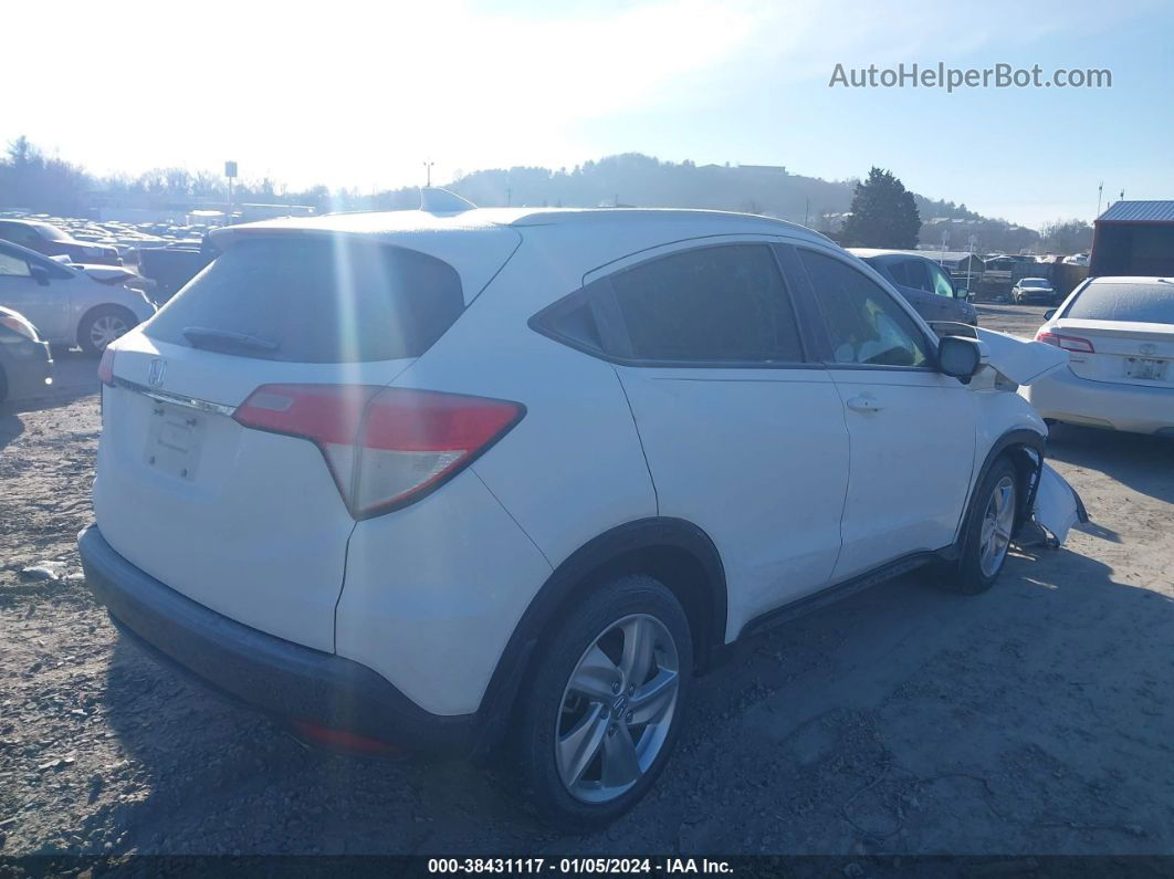 2019 Honda Hr-v Ex White vin: 3CZRU5H5XKM703706