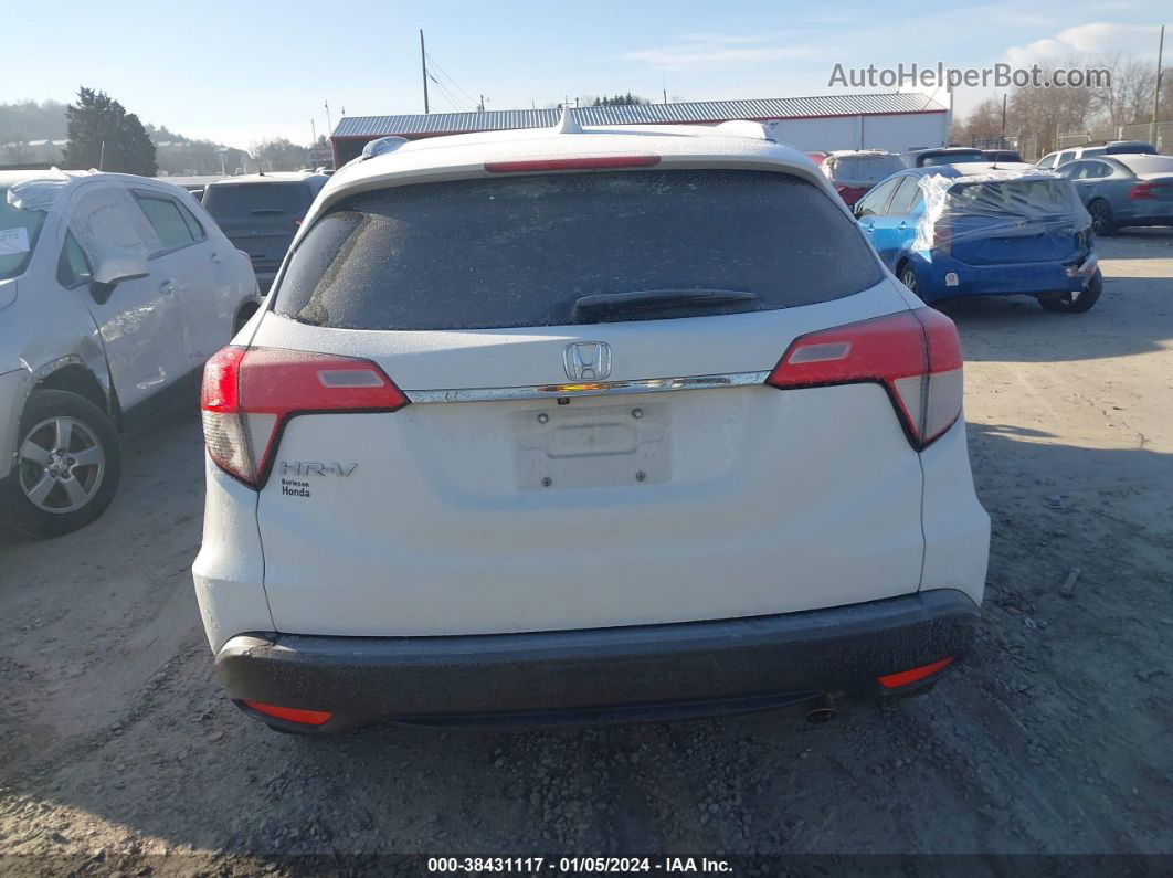 2019 Honda Hr-v Ex White vin: 3CZRU5H5XKM703706