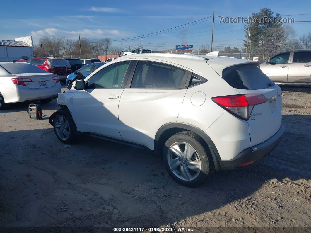 2019 Honda Hr-v Ex White vin: 3CZRU5H5XKM703706