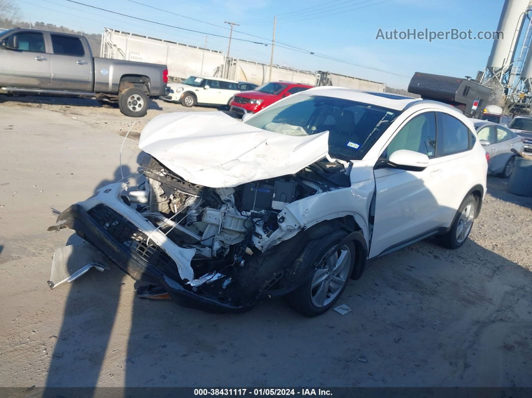 2019 Honda Hr-v Ex White vin: 3CZRU5H5XKM703706