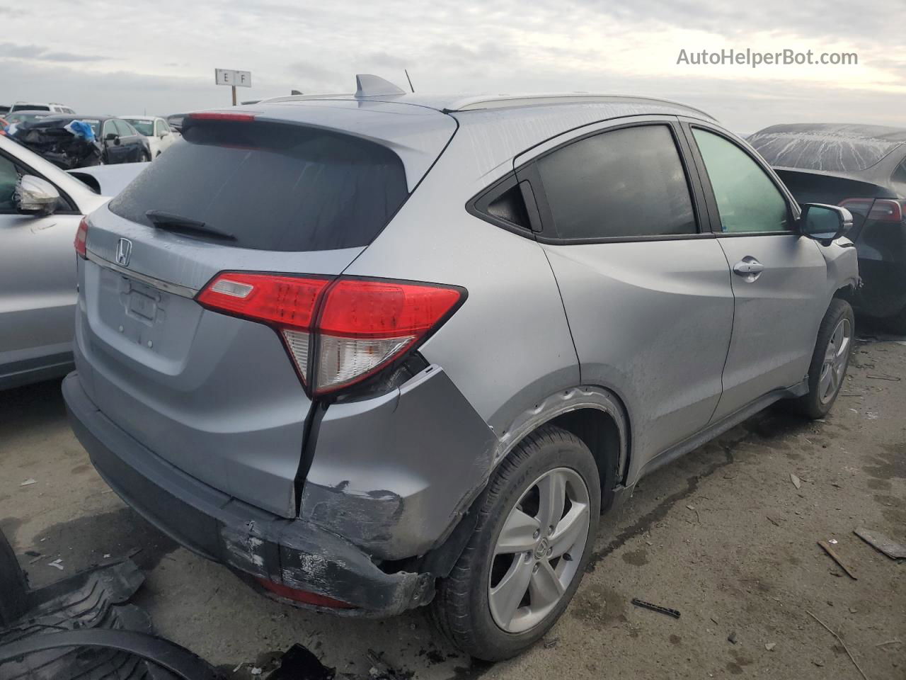 2019 Honda Hr-v Ex Silver vin: 3CZRU5H5XKM716794