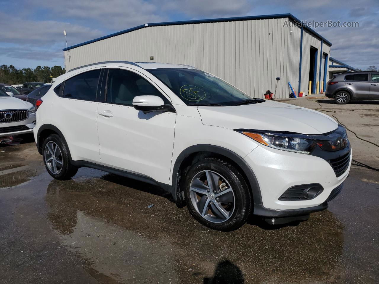 2021 Honda Hr-v Ex White vin: 3CZRU5H5XMM712120