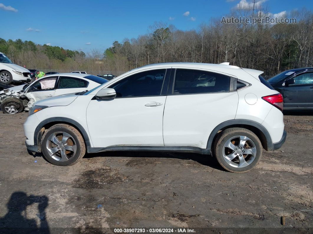 2016 Honda Hr-v Ex-l White vin: 3CZRU5H70GM707336