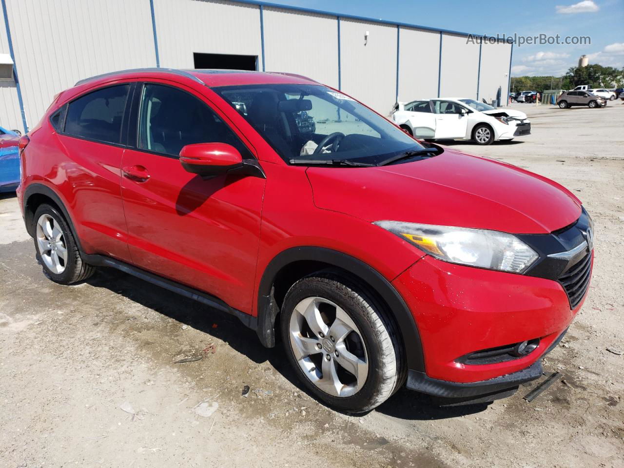 2016 Honda Hr-v Exl Red vin: 3CZRU5H70GM722743