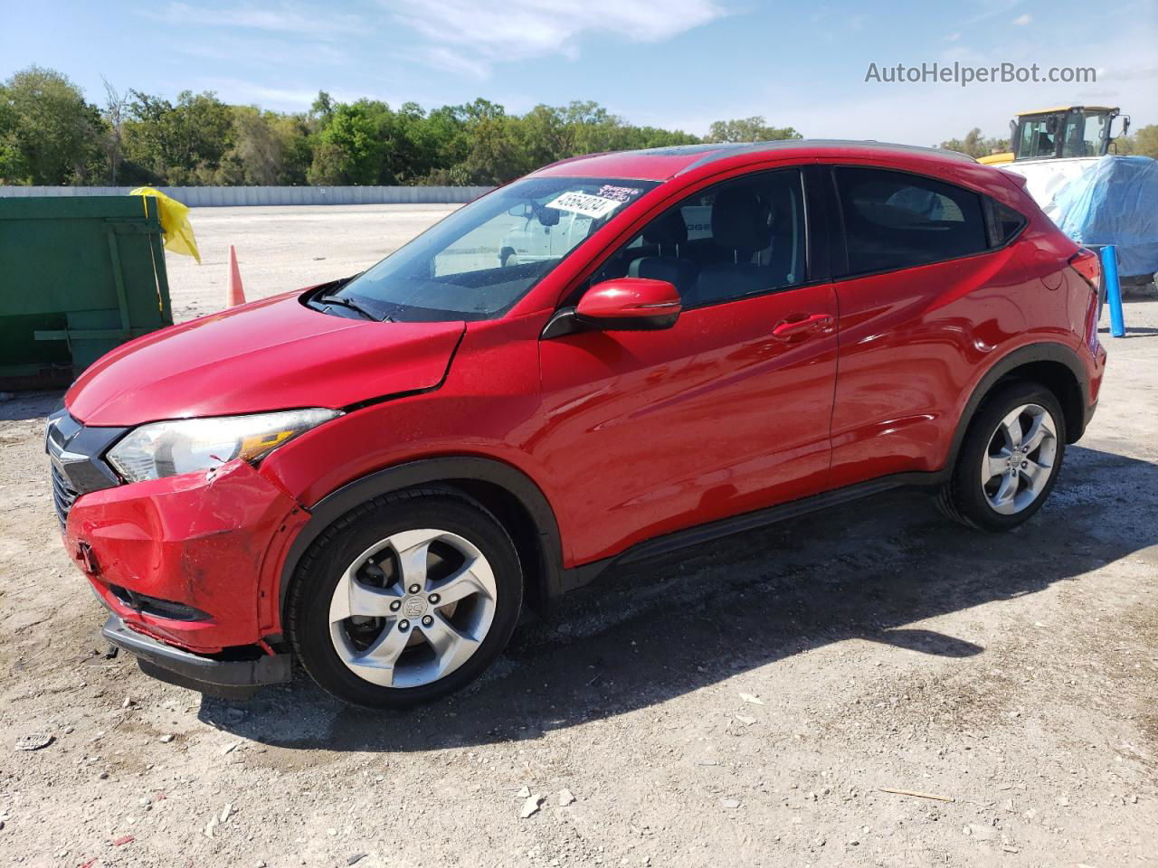 2016 Honda Hr-v Exl Red vin: 3CZRU5H70GM722743