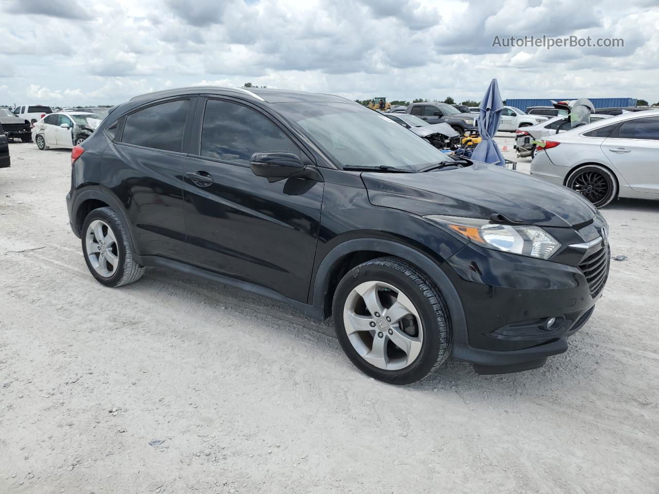 2016 Honda Hr-v Exl Черный vin: 3CZRU5H70GM746900