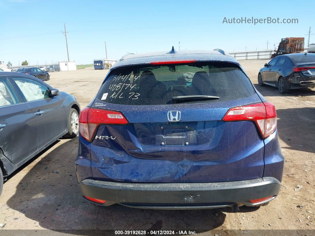 2017 Honda Hr-v Ex-l Blue vin: 3CZRU5H70HM715471