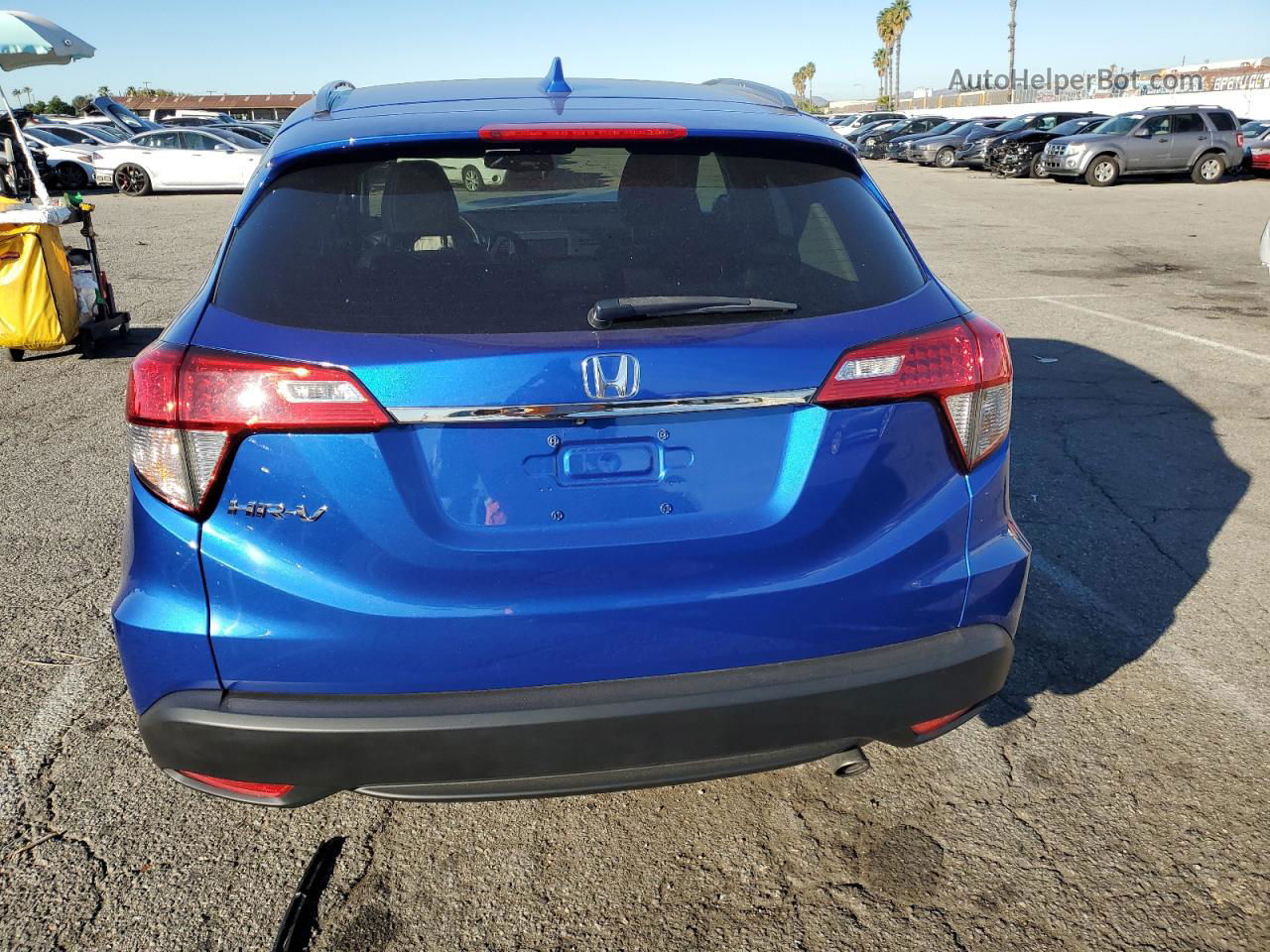 2019 Honda Hr-v Exl Синий vin: 3CZRU5H70KM707720