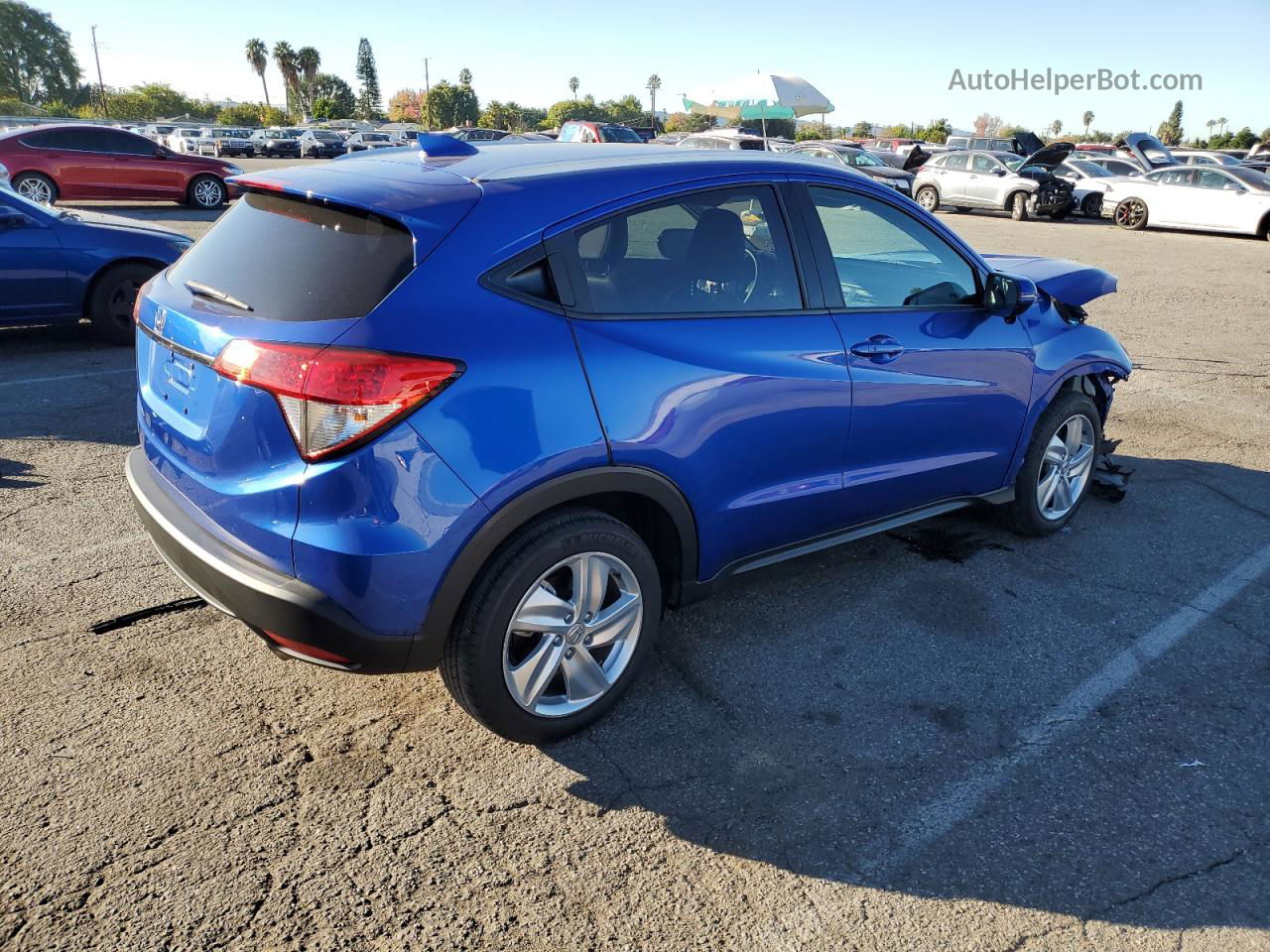 2019 Honda Hr-v Exl Blue vin: 3CZRU5H70KM707720