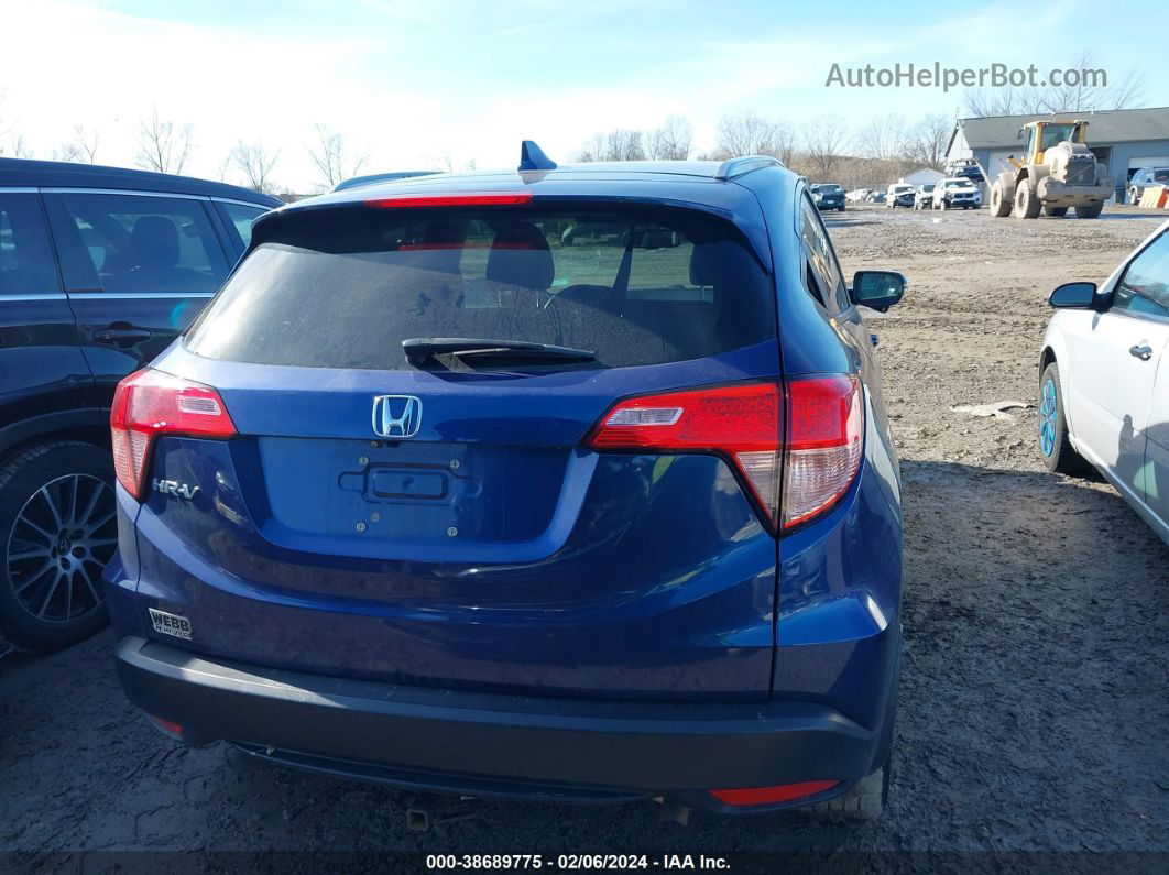 2016 Honda Hr-v Ex-l Blue vin: 3CZRU5H71GM716126