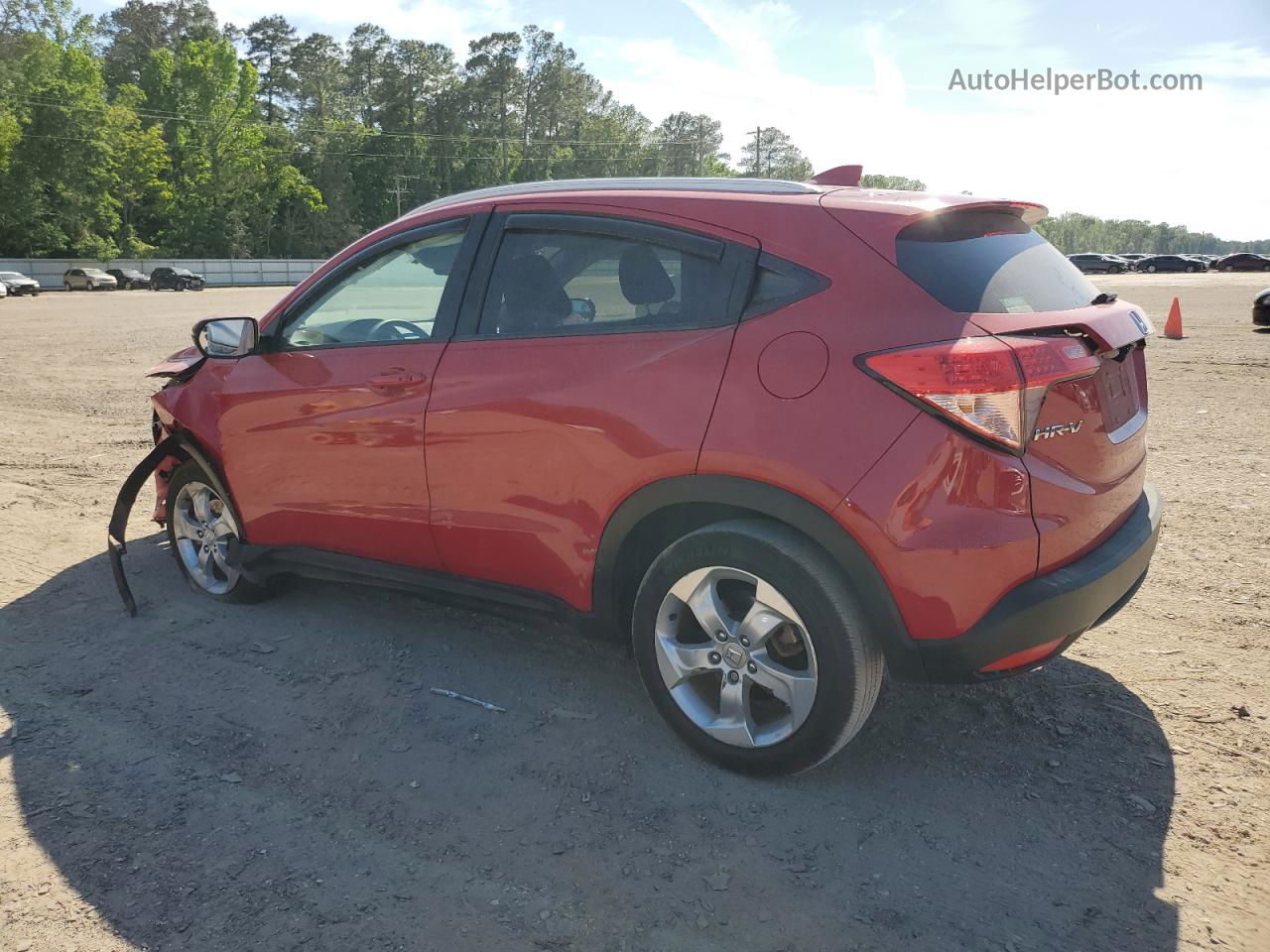 2016 Honda Hr-v Exl Red vin: 3CZRU5H71GM738854