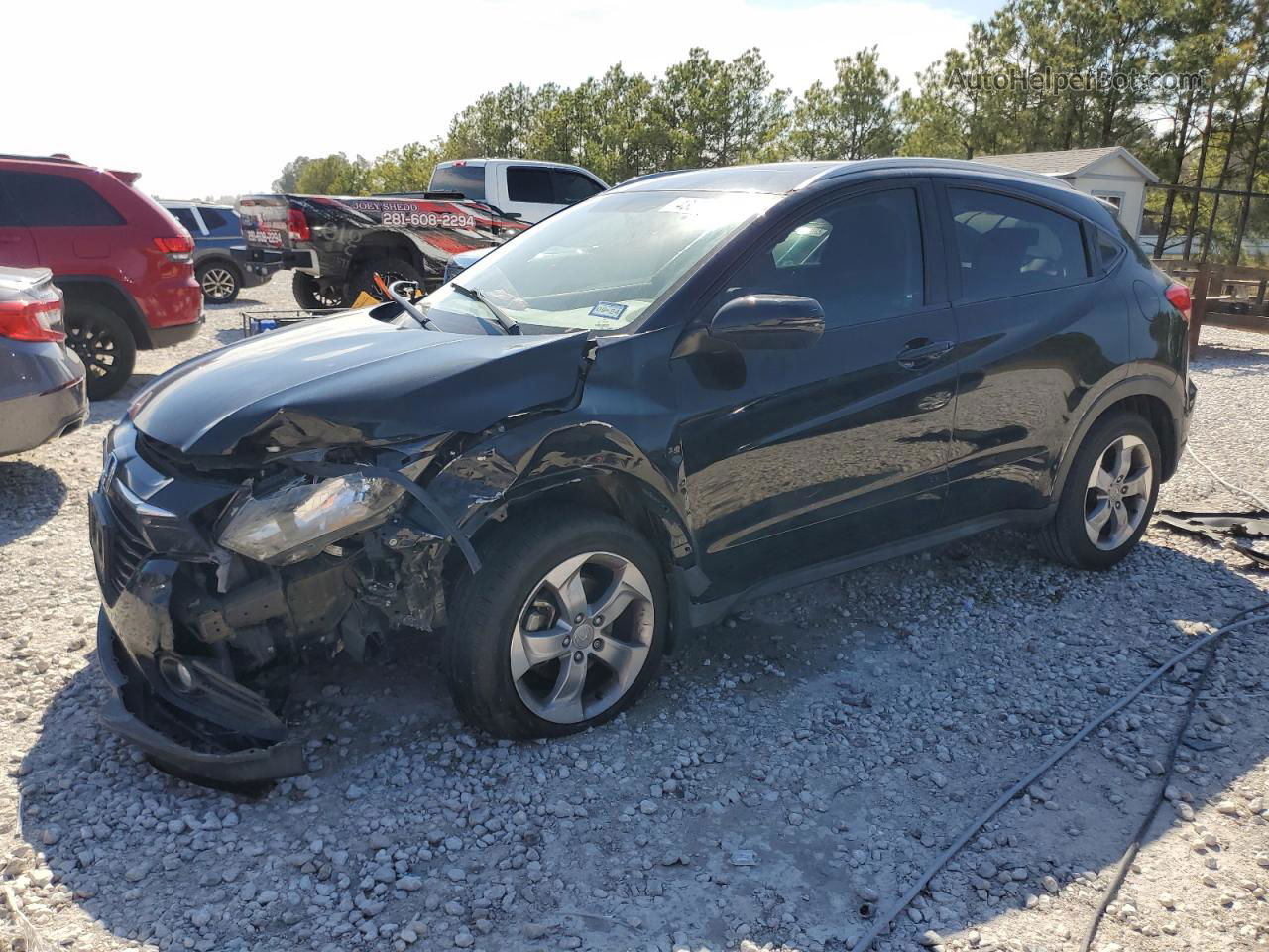 2017 Honda Hr-v Exl Black vin: 3CZRU5H71HM727404