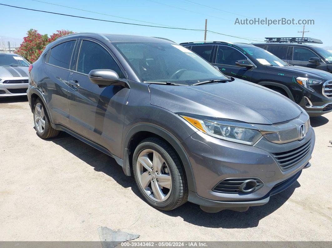 2019 Honda Hr-v Ex-l Gray vin: 3CZRU5H71KM709184