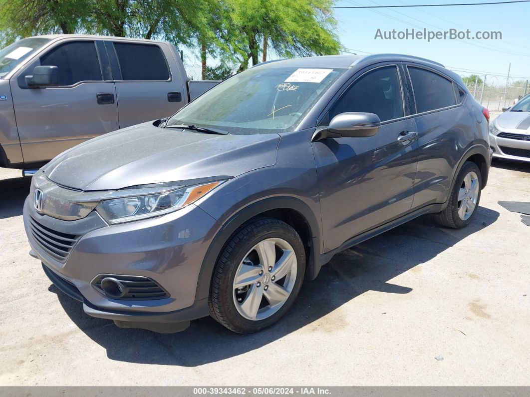 2019 Honda Hr-v Ex-l Gray vin: 3CZRU5H71KM709184